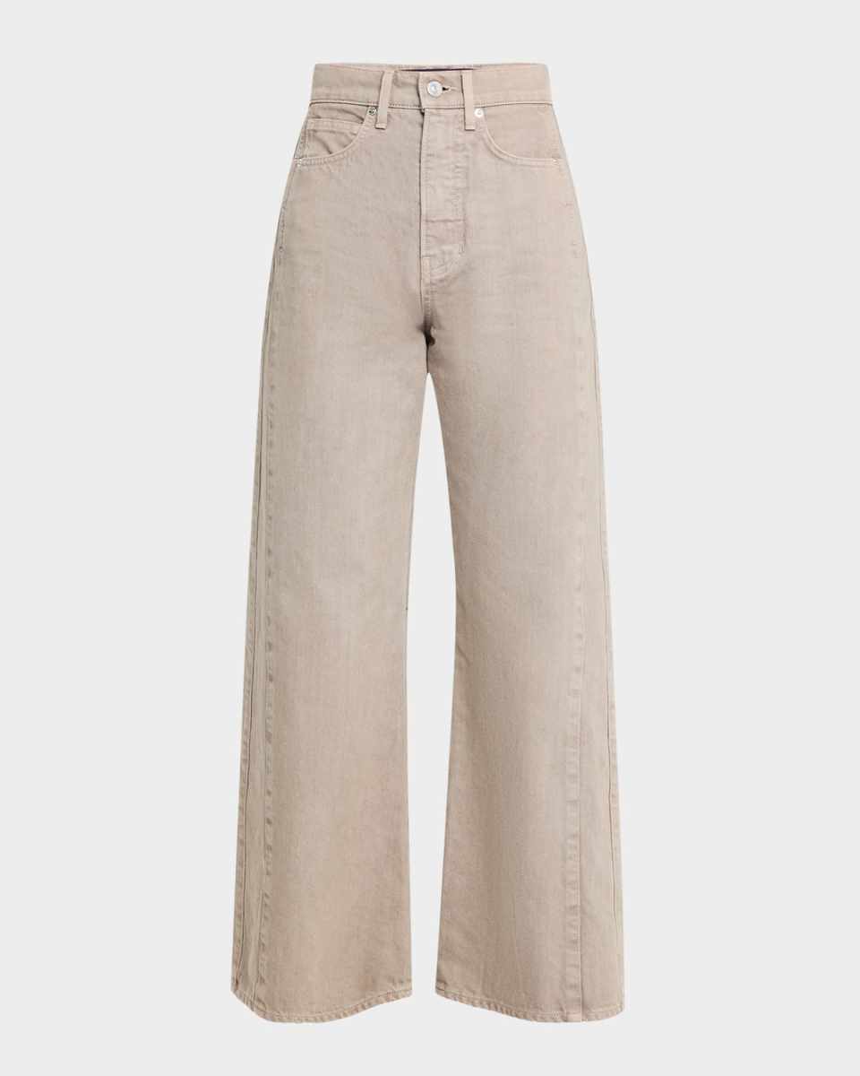 Taylor Crop High-Rise Wide Jeans